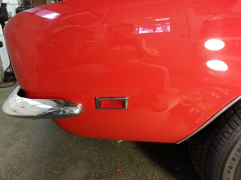 68 Camaro Quarter Panel Marker Light Installation Step By Step Details